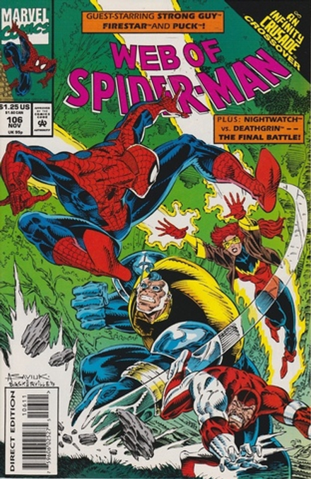 Комикс Web of Spider Man #106