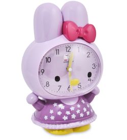 GAEM Art CL-77/3 Будильник «Зайка» фиолетовый