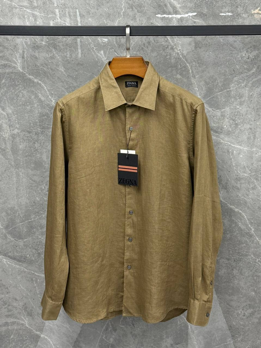 Льняная рубашка Zegna