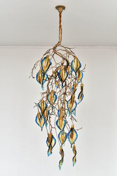 люстра Peacock Tail Copper