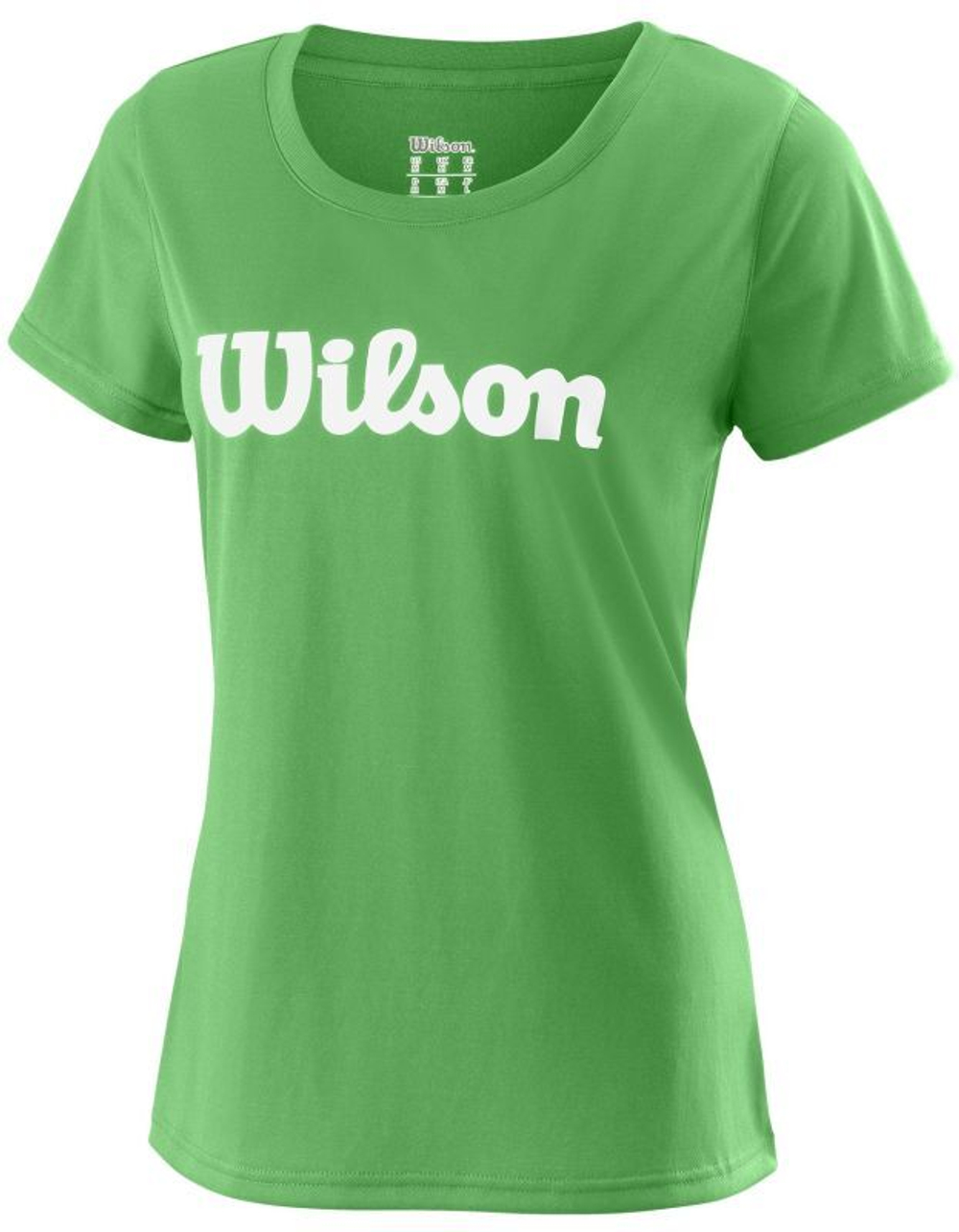 Женская футболка теннисная Wilson W Uwii Script Tech Tee - andean toucan