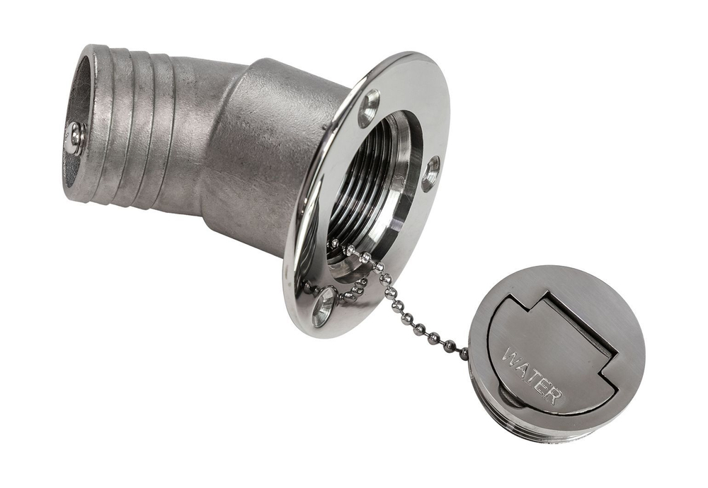 Горловина заливная угловая для воды 38 мм, Marine Rocket