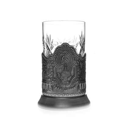 Подстаканник "Космос" посеребренный