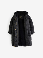 Куртка непромокаемая с капюшоном для девочки Next Q72-084, Черный