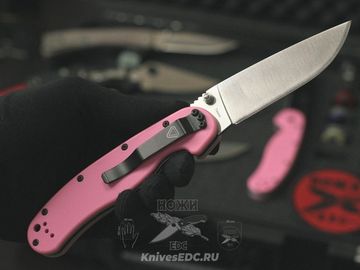 Складной нож Ontario RAT 1 Folder ONT/8865 c клинком из стали AUS-8A, рукоять GRN