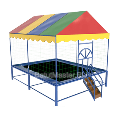 Батутная арена "Суперпрыжки" 3,5x3,5x1,6 м