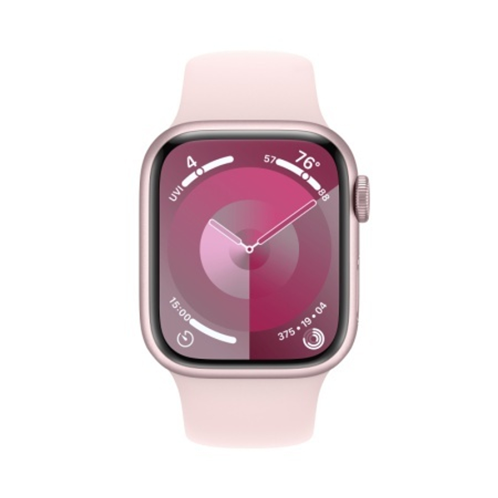Часы Apple Watch Series 9 GPS, ремешок розового цвета