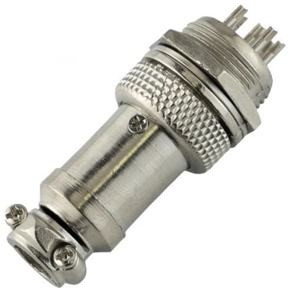 Авиационный разъем GX16 7Pin (штекер+гнездо)
