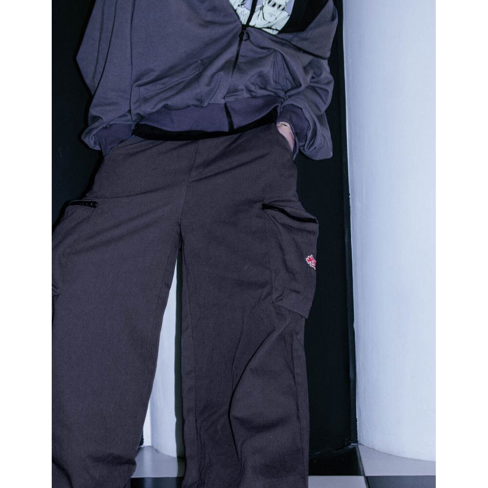 Купить Брюки SoWhat? Карго Широкие Плотные Черные Брюки SoWhat? Карго Широкие Плотные Черные