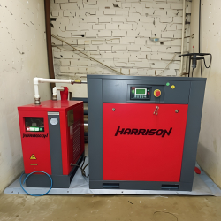 Монтаж и ввод в эксплуатацию винтового компрессора