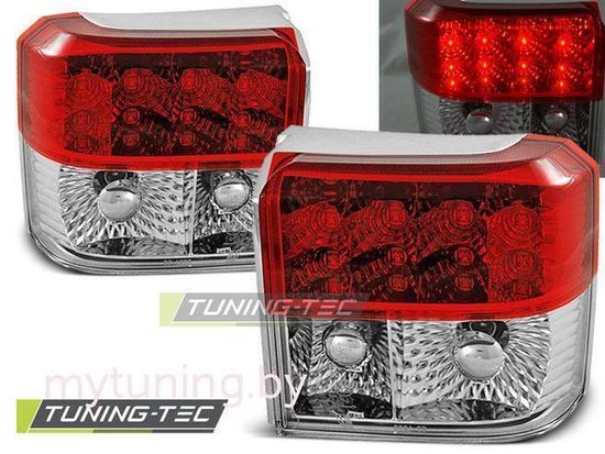 Задние фонари red white led для VW T4
