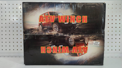 4000 Lbs (Сталь) / Лебедка 4000lbs (сталь) электрическая, 12V ATV Winch 4000lbs / 1814 кг со стальным тросом (Гарантия: 14 дней)