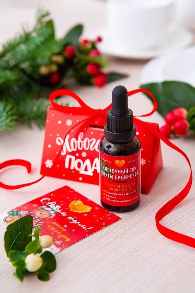 Клеточный сок пихты в подарочной упаковке