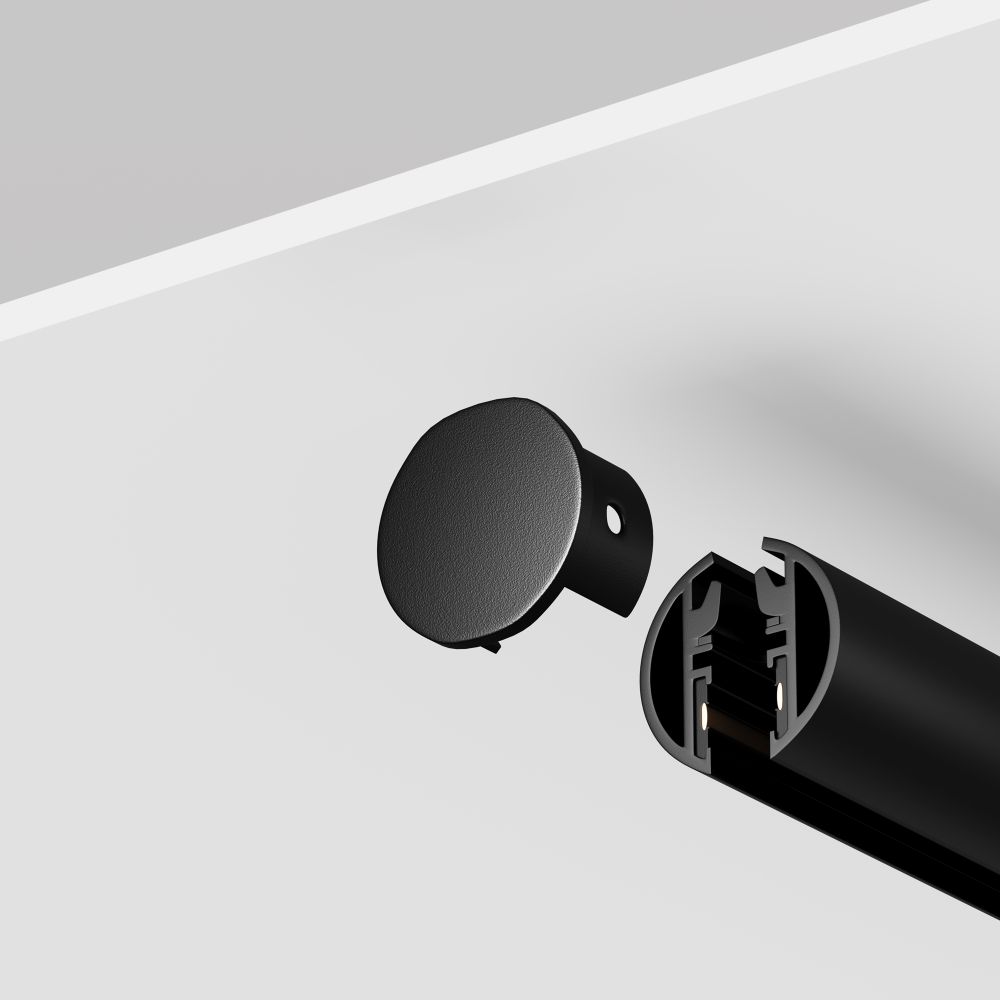 Заглушка для подвесного круглого шинопровод , 2шт. Maytoni Levity TRA184EC-R-11B