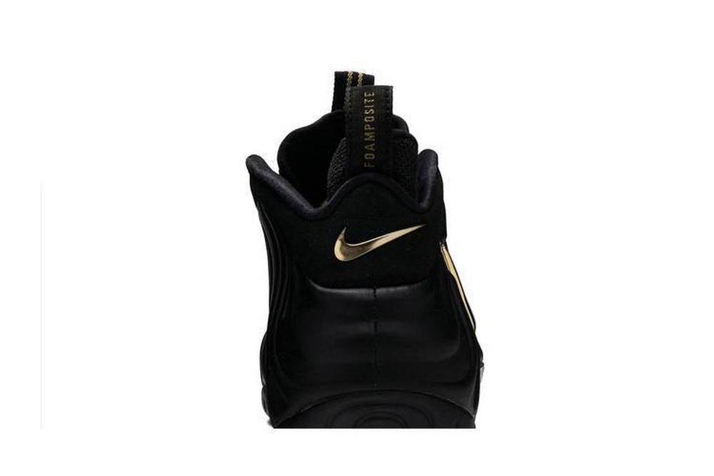 Кроссовки Nike Foamposite Pro Black Metallic Gold (Женская размерная сетка)