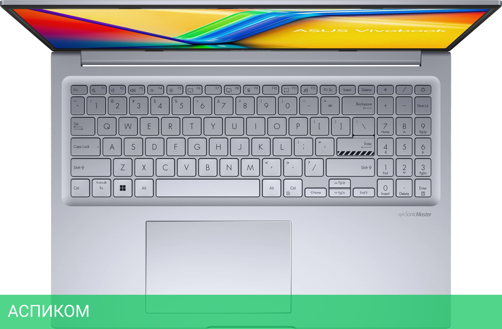 Ноутбук ASUS Vivobook 16X K3604VA-MB243 Cool Silver (90NB1072-M009X0)