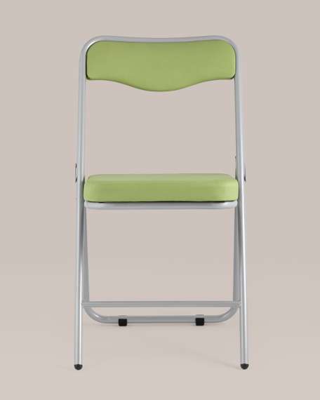 складной Джонни экокожа салатовый каркас металлик