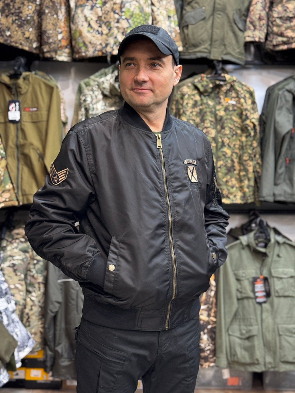 Куртка бомбер Corbona Черный Лето