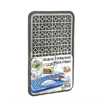 Поднос с решеткой для сушки черно-серебристый