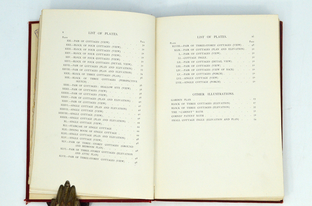 Harvey, William Alexander. The model village and its cottages: Bournvill.London : B.T. Batsford.1906