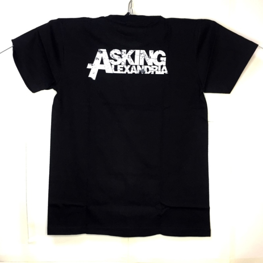 Футболка тайланд Asking Alexandria британский флаг в глотке (XS)