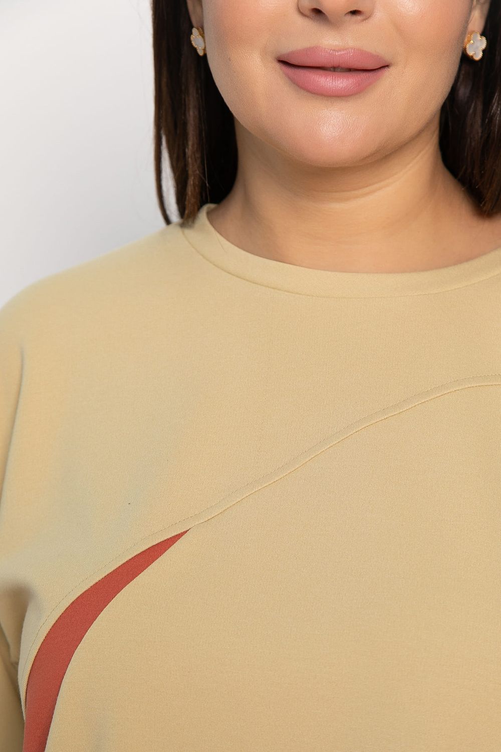 Свитшот Ритм города (бежевый) Б15005-3М LT Collection