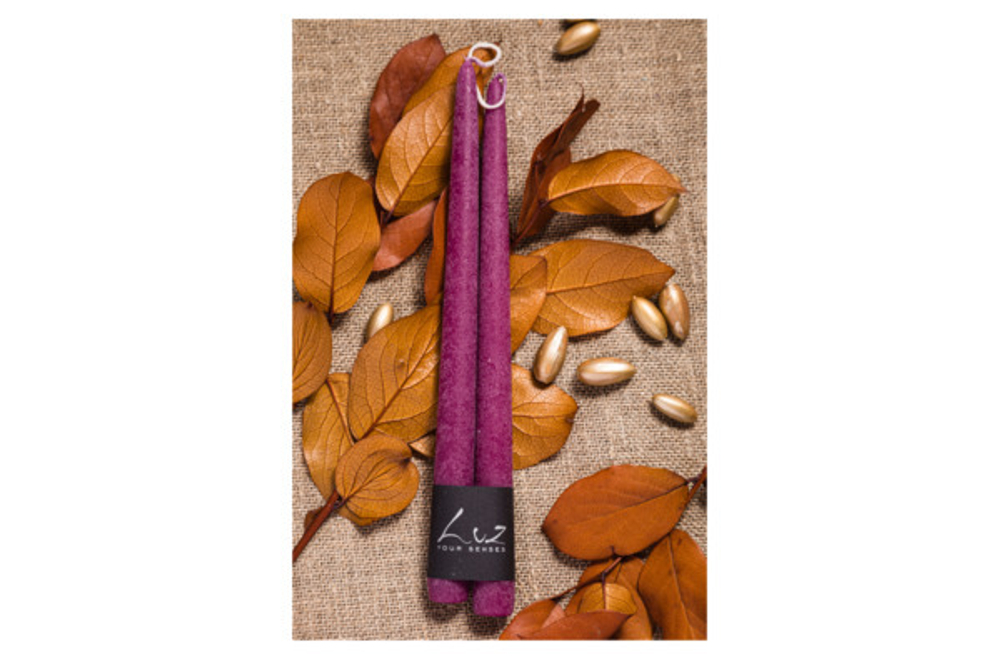 Набор свечей 2шт 30см Luz your senses Рустик виноградный