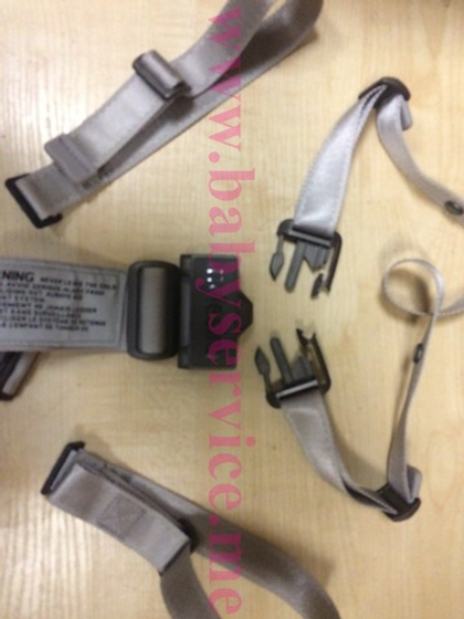 Ремень безопасности Inglesina Trilogy серебристый