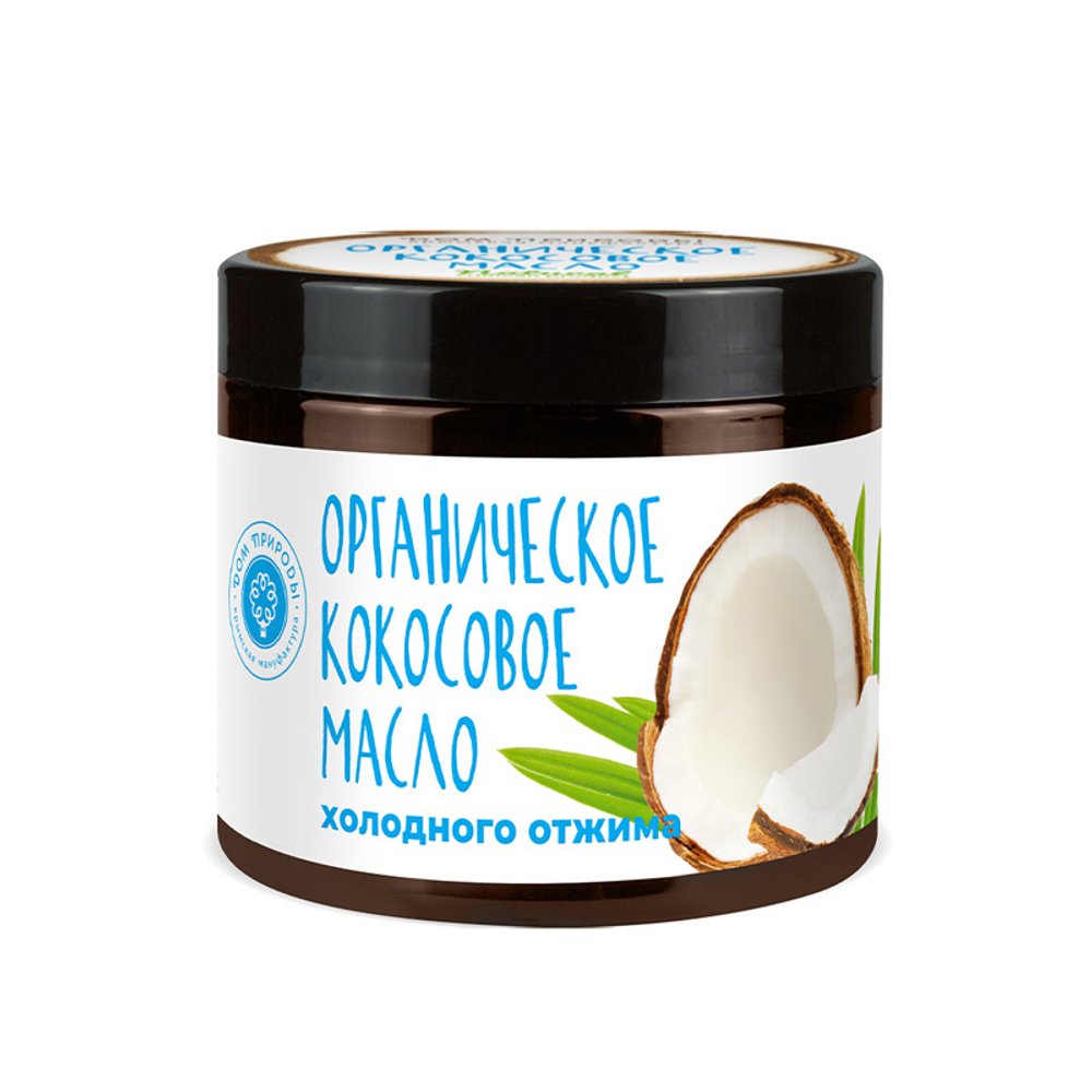 Масло кокосовое органическое для тела и волос, 150г