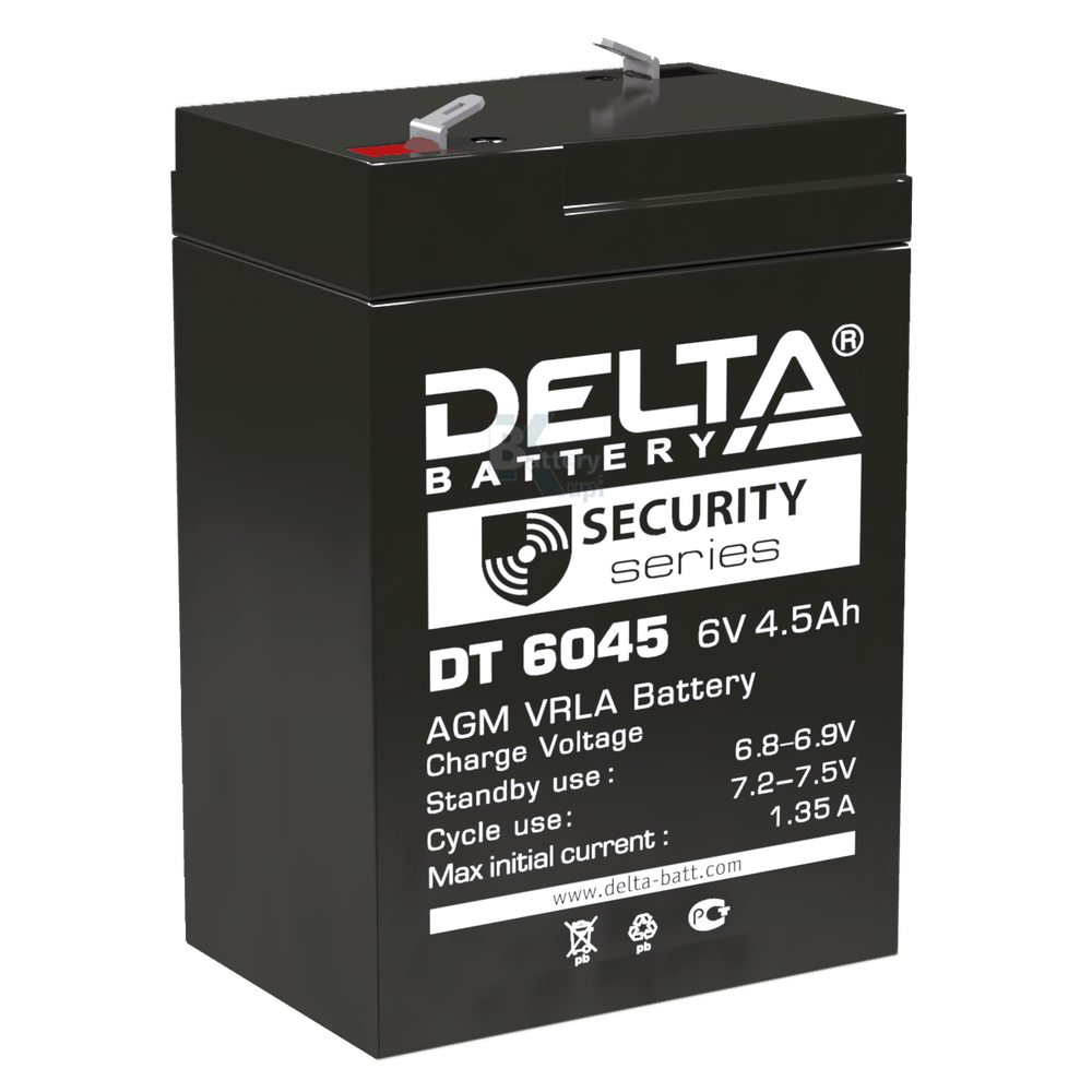 Аккумулятор Delta DT 6045 (AGM)