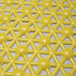 Коврик для ванной матовый Паутинка 37*66см (лимон)