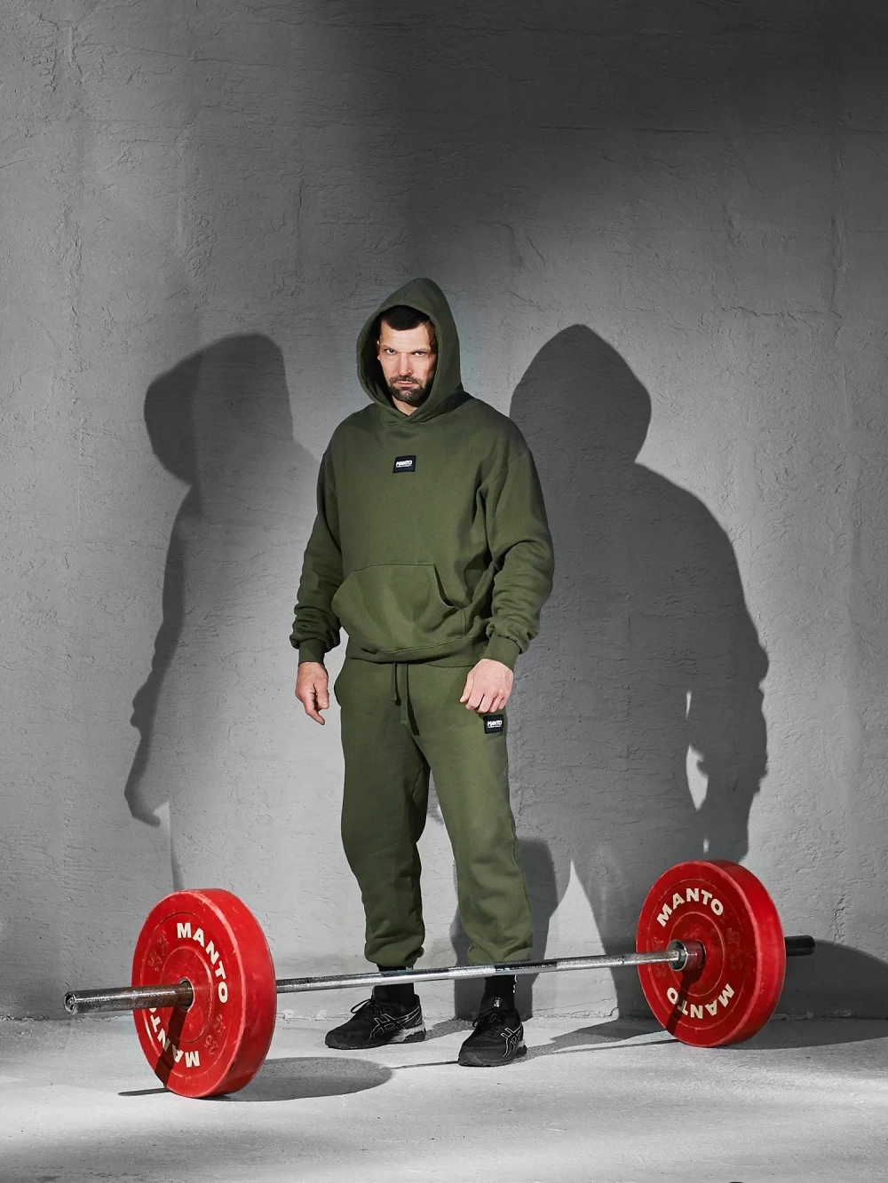 Худи MANTO LABEL 25 OVERSIZE хаки