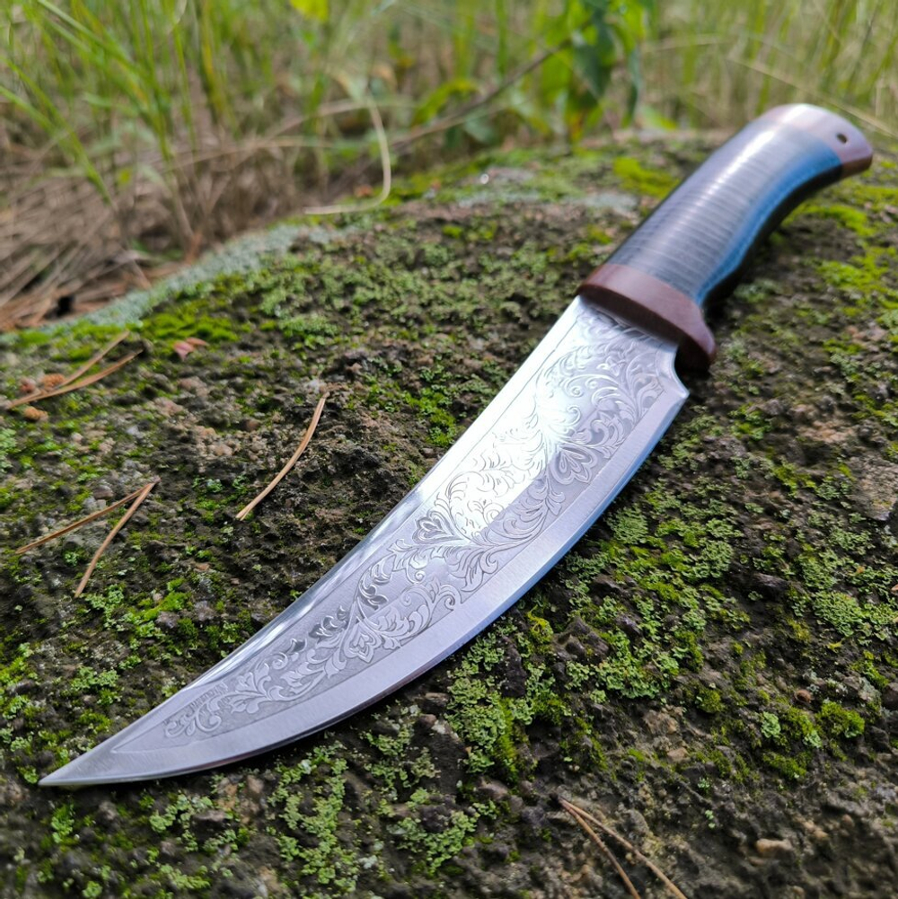 Нож НС-08 (Х50СrМо15) гравировка (Златоуст)