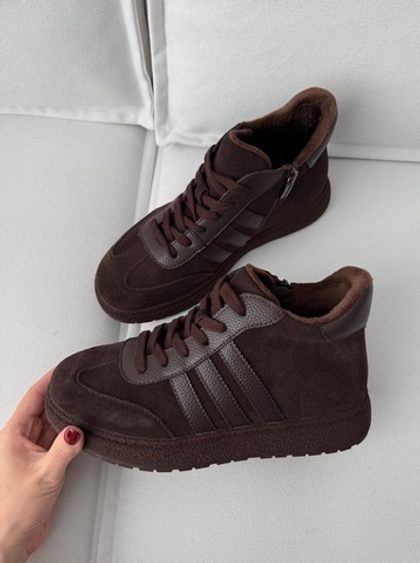 Кеды из натуральной замши