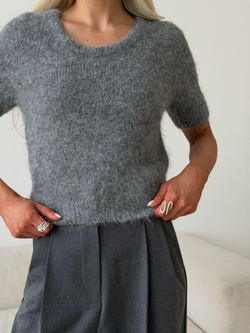 Джемпер Пушистик серый