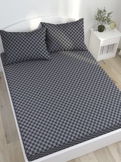 Постельное белье Сказка "Роджер" семейное Наволочка 50х70 см 2 шт Простынь на резинке 160х200 см Пододеяльник 145х215 см(2шт) , поплин