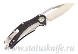 Нож Marfione Custom Matrix 2-Tone Stonewash M390 CFфотография - 5