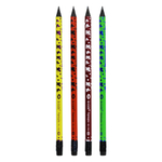 Карандаш простой, чернографитный, Basir, пластиковый, с ластиком, цветной корпус, 144 шт