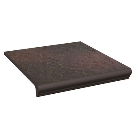 Paradyz Semir Rosa - Ступень простая с капиносом структурная 330x300x11