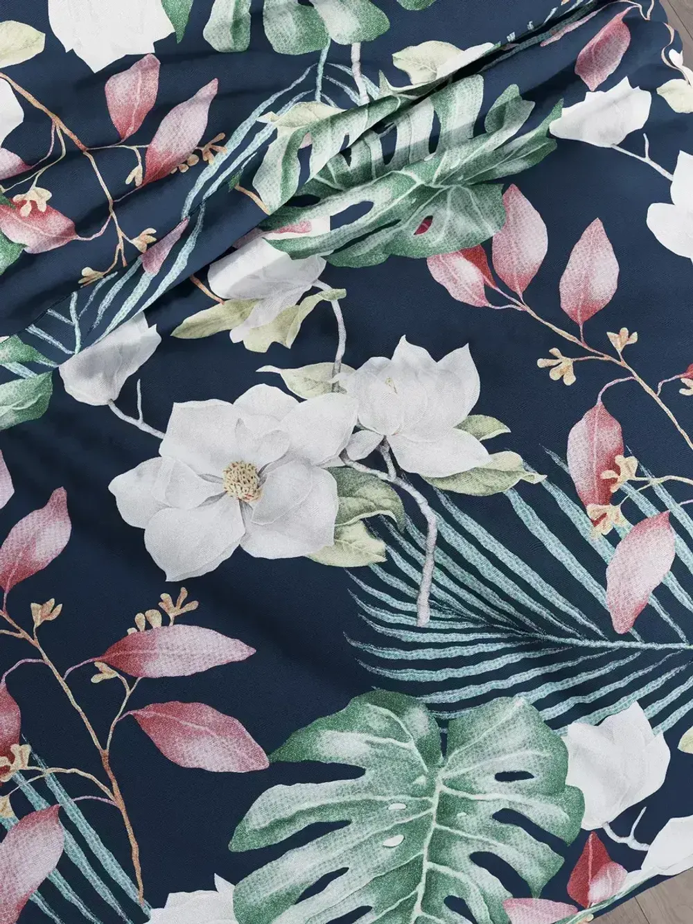 Наволочка комплект 2шт Полисатин Мечта "Цветочная феерия" 40x60 см на молнии