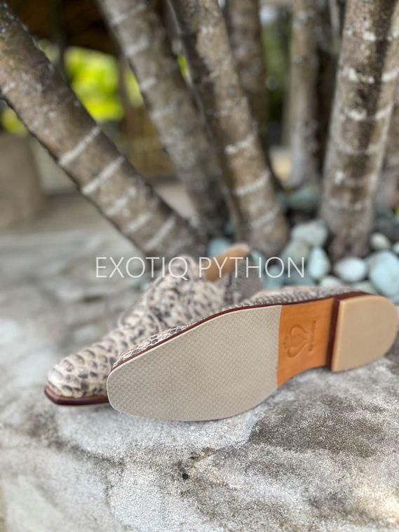 Мужские туфли из кожи питона  SH-162