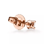 Серьги из розового золота 18k с бриллиантами 💎Tiffany Solitaire