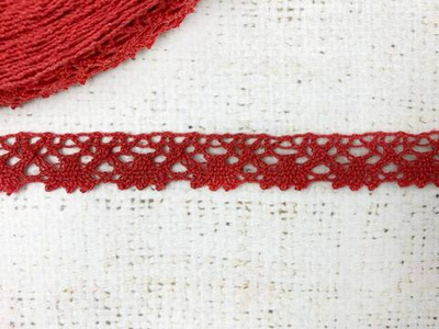 Кружево хлопковое/Тесьма вязаная 15.01.016, ш. 1,5 см