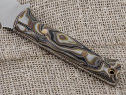 Нож для бушкрафта "Форест", сталь VG-10/Elmax, рукоять микарта (камуфляж)