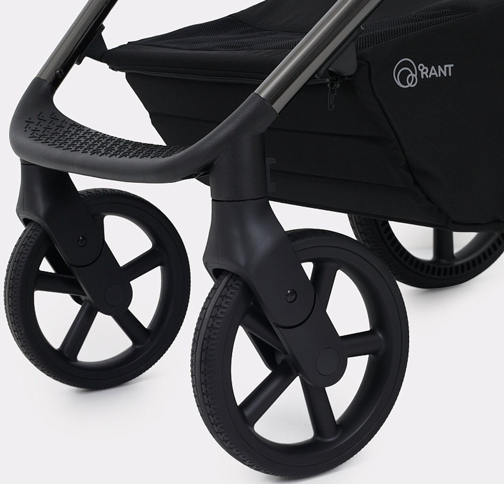 Детская коляска Rant Teo Black Chrome 3 в 1 Black