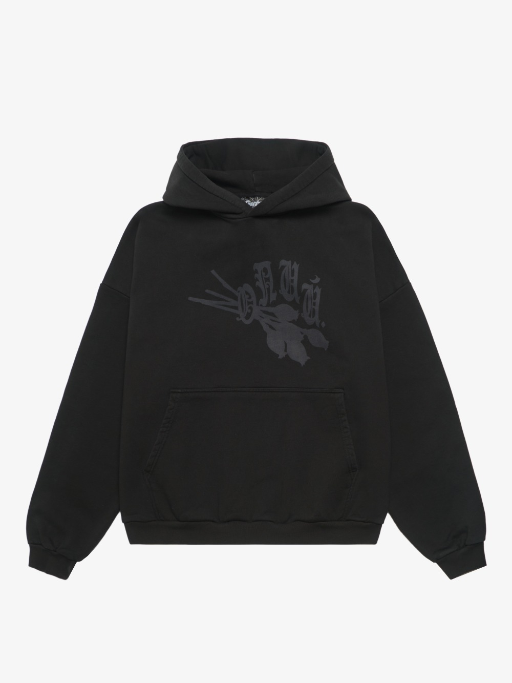 'BREAD RUSH' HOODIE BLACK