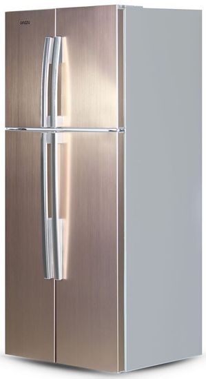 Холодильник Ginzzu NFK-590 стальной