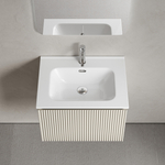 Тумба подвесная SANCOS Snob R 1.0 590х445х406, c одним ящиком оснащенным доводчиками, Beige Soft , арт. SNR1.060CE