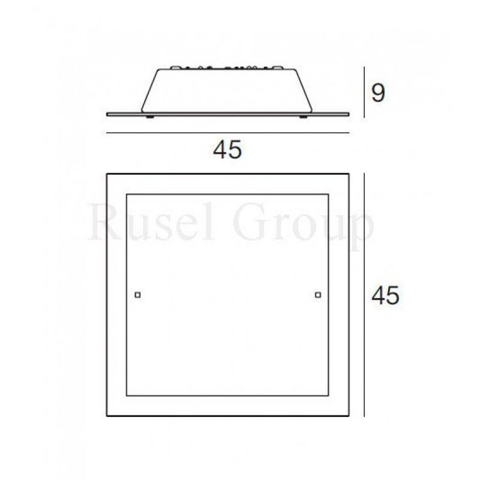 Настенно-потолочный светильник Linea Light Luminosa 71691