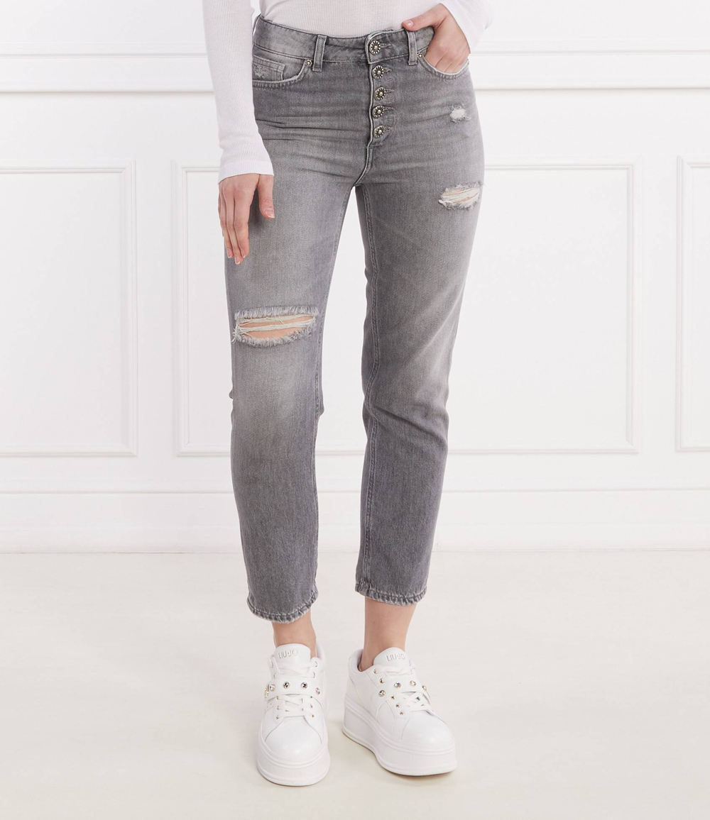 Джинсы KOONS JEWEL DONDUP - made in Italy - серый(DP268B DF0277D HA4)